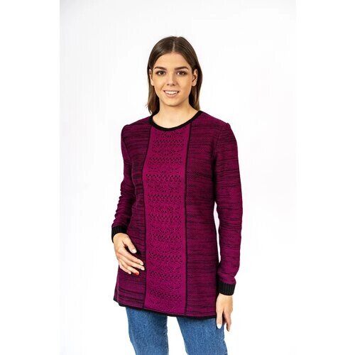 Туника женская вязаная ANRI knitwear Ж0390 из меланжированного вязаного полотна 50р