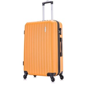 Умный чемодан L'case Krabi, 90 л, размер L, оранжевый