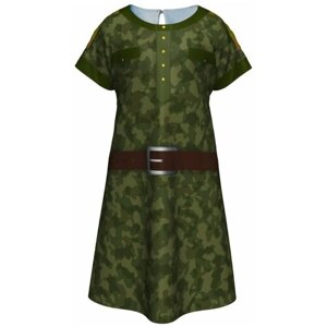 Военное платье для девочки (17827) 110 см