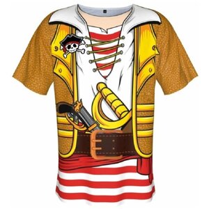 Взрослая футболка пирата (17642) 48