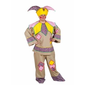 Взрослый карнавальный костюм EC-201079 Скоморох Гришка
