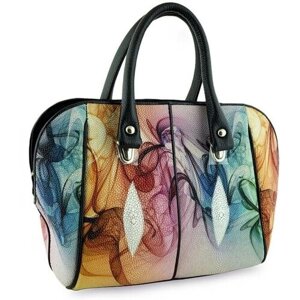 Женская сумка Exotic Leather с оригинальным рисунком по коже ската