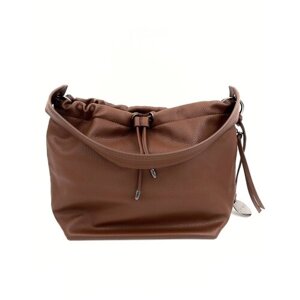 Женская сумка хобо RENATO 3041-2-BROWN цвета коричневый