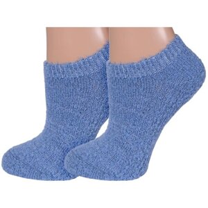Женские носки Брестский Чулочный Комбинат, вязаные, размер 23, синий