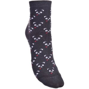 Женские носки ГАММА средние, фантазийные, размер 25-27(40-41, серый