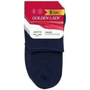 Женские носки Golden Lady средние, 5 пар, размер 39-41, мультиколор