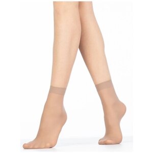 Женские носки Golden Lady средние, капроновые, 40 den, размер 0 (one size), бежевый