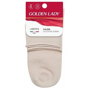 Женские носки Golden Lady средние, нескользящие, размер 35-38, бежевый