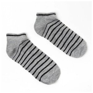 Женские носки Happy Frensis укороченные, размер 23-25, серый