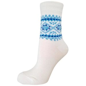 Женские носки LorenzLine средние, размер 23, белый