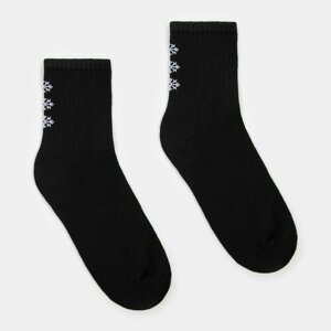 Женские носки Minaku, на Новый год, размер 23, черный