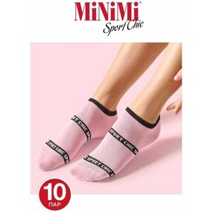 Женские носки MiNiMi, 10 пар, размер 35-38 (23-25), розовый