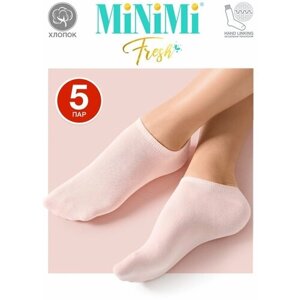 Женские носки MiNiMi, 5 пар, размер 35-38 (23-25), бежевый
