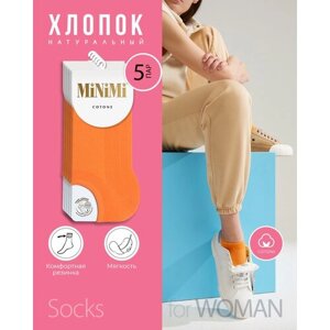 Женские носки MiNiMi, 5 пар, размер 35-38, оранжевый