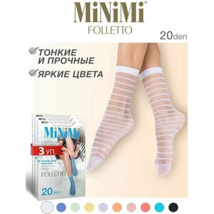 Женские носки MiNiMi, размер 0 (UNI), белый