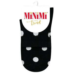 Женские носки MiNiMi средние, нескользящие, размер 39-41 (25-27), черный