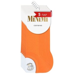 Женские носки MiNiMi укороченные, 5 пар, размер 39-41, оранжевый