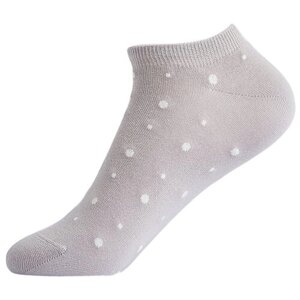 Женские носки MiNiMi укороченные, нескользящие, размер 35-38 (23-25), серый