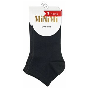 Женские носки MiNiMi укороченные, размер 35-38 (23-25), черный