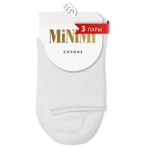 Женские носки MiNiMi высокие, размер 39-41, белый