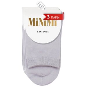 Женские носки MiNiMi высокие, размер 39-41, серый
