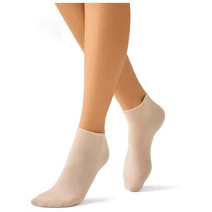 Женские носки Omsa укороченные, 5 пар, размер 35-38, серый