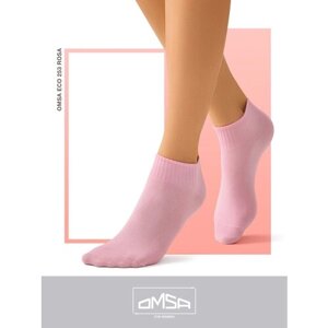 Женские носки Omsa укороченные, 6 пар, размер 25, красный