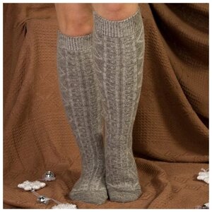 Женские носки Стильная шерсть, размер 25, серый