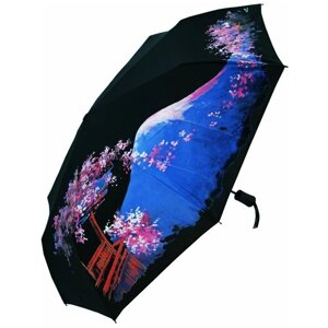 Женский зонт складной/Popular 2103/глубокий пурпурный