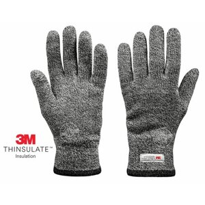 Зимние акриловые перчатки "Иней" с утеплителем 3M Тинсулейт ( Thinsulate ), 10 размер