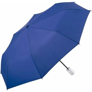 Зонт FARE, купол 98 см, система «антиветер», прозрачный, синий
