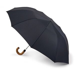 Зонт FULTON G857-3560 Gingham, черный/синий, мужской