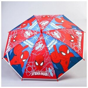 Зонт Marvel, синий, красный
