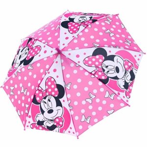 Зонт механика, для девочек, розовый
