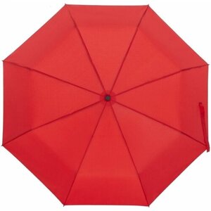 Зонт molti, автомат, 3 сложения, для женщин, красный
