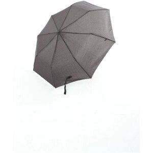 Зонт полуавтомат, 3 сложения, купол 100 см., 8 спиц, черный