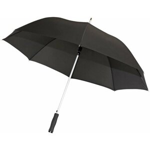 Зонт-трость Doppler, полуавтомат, купол 122 см, черный