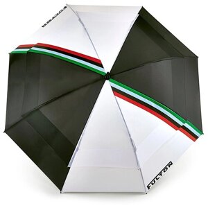 Зонт-трость FULTON, механика, купол 130 см., 8 спиц, черный