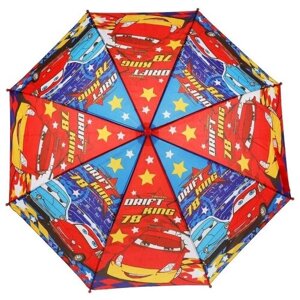 Зонт-трость Играем вместе, механика, купол 45 см., мультиколор