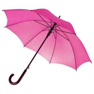 Зонт-трость molti, полуавтомат, купол 100 см, для женщин, розовый