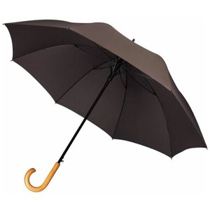 Зонт-трость molti, полуавтомат, купол 116 см, коричневый