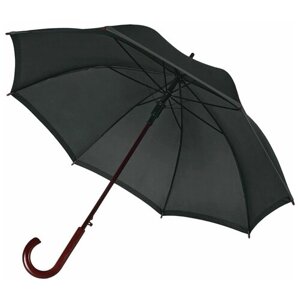 Зонт-трость molti, полуавтомат, купол 99 см, для мужчин, черный