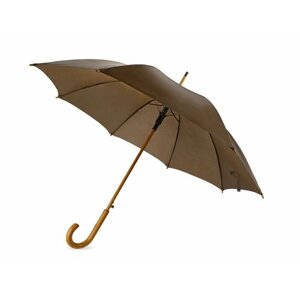 Зонт-трость Oasis, полуавтомат, для женщин, коричневый
