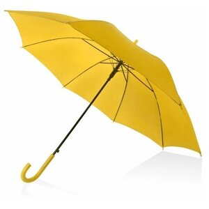 Зонт-трость Oasis, полуавтомат, купол 100 см, 8 спиц, для женщин, желтый