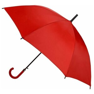 Зонт-трость Oasis, полуавтомат, купол 105 см, 8 спиц, красный