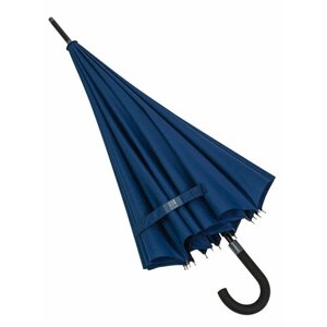 Зонт-трость полуавтомат, синий