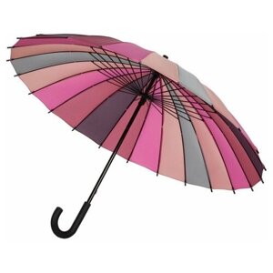 Зонт-трость "Розовый спектр"купол 99 см)
