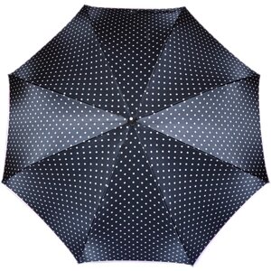 Зонт-трость ZEST, полуавтомат, купол 105 см., 8 спиц, для женщин, черный