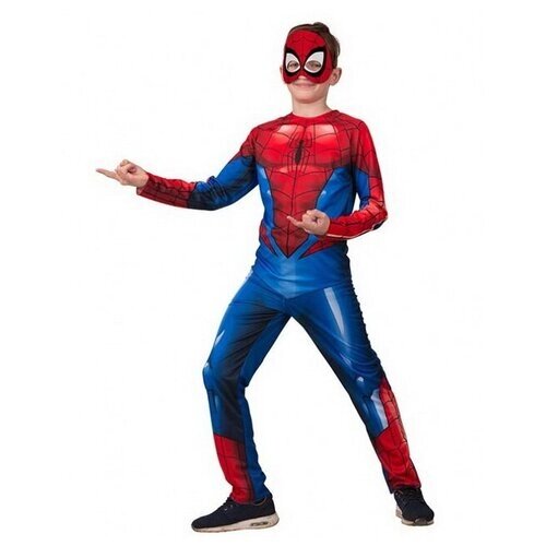 Батик Карнавальный костюм Человек Паук - Мстители, рост 128 см 5093-128-64