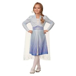 Батик Карнавальный костюм "Эльза 2", платье, р. 28, рост 110 см